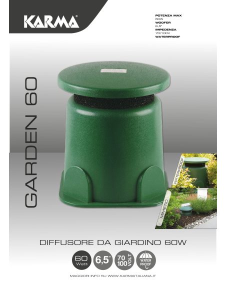 GARDEN60 karmaaudio.pl Głośniki radiowęzłowe 8015439190606 