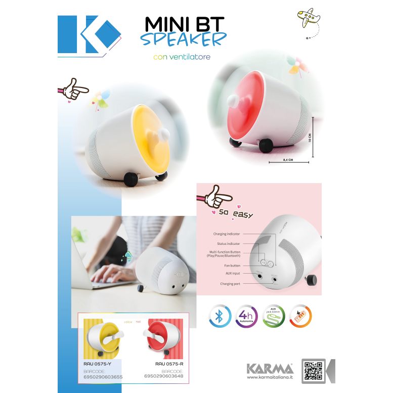 RAU0575-Y karmaaudio.pl Głośniki bluetooth 6950290603655 